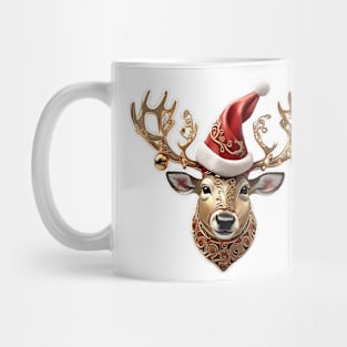 Reindeer Santa Mug